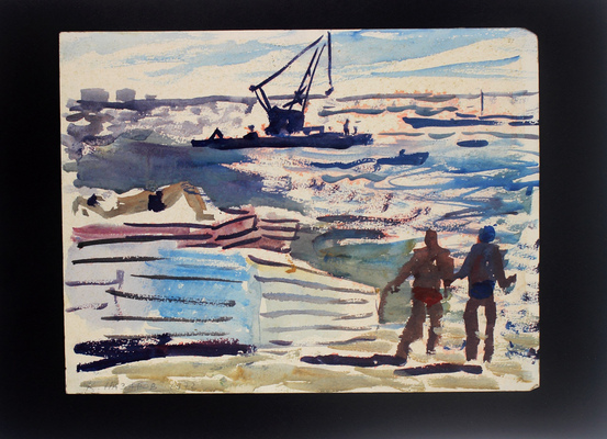 Назаров Константин Борисович. Пляж на Оби 